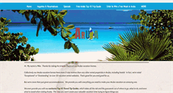 Desktop Screenshot of greatarubavacationhomes.com